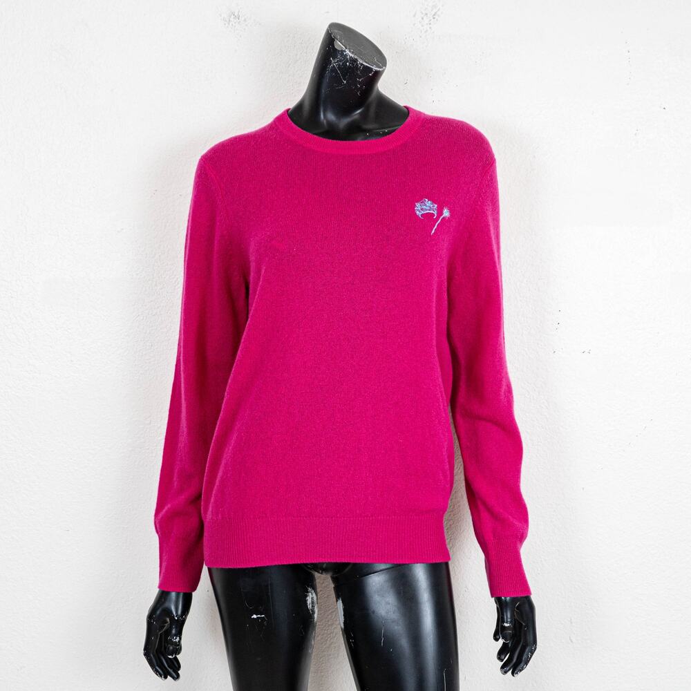 NAADAM x Wicked Glinda's Charm Cashmere Sweater Fuchsia Large